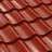 Covernit Classic Tile plechová střešní krytina 2250 x 1200 x 0,45 mm, RAL 3011 červená