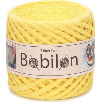 Příze Špagáty Bobilon MEDIUM 7-9 mm Yellow