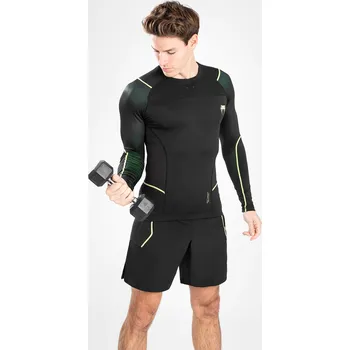 Rashguard Rashguard VENUM Fusion 2.0 Dl. rukáv - černo/žlutý - VENUM-05143-111 Velikosti: XL