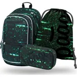 Školní batohový 3-dílný set BAAGL CORE - Numbers (batoh, penál, sáček)