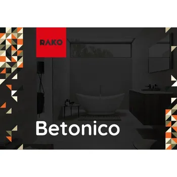 Dlažba RAKO BETONICO T0024 9,5 cm x 10 cm x 1 cm šedá 1,21 m2