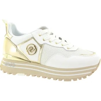 Dámské tenisky LIU JO Dámské kožené bílé tenisky BA4053PX03001111-WHITE-245 Velikost 37