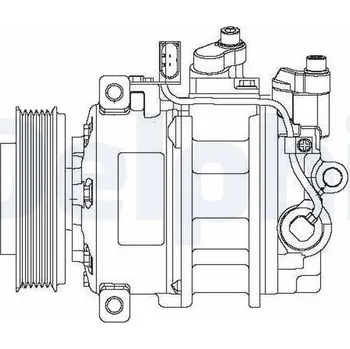 Klimatizace automobilu Kompresor, klimatizace DELPHI CS20475