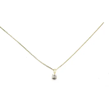 Náhrdelník ORNAMENTI Pozlacený náhrdelník Zirconia gold