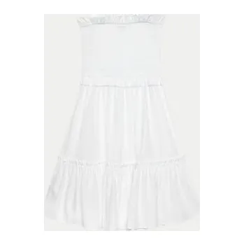 Dámské šaty Guess Každodenní šaty J4GK27 WG5S2 Bílá Flare Fit 12Y