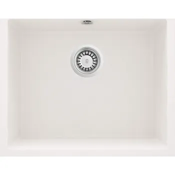 Granitový dřez Deante Corda granitový dřez 49x40 cm bílá ZQA_A10C