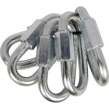 karabina CAMP Set 5 Oval Quick Link 8mm, Úprava: zinkplatedsteel