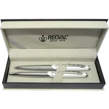Regal kuličkové pero + roller Themis - bílá 475578