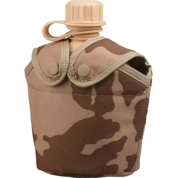 Kempingové nádobí Vojenská láhev s obalem k MNS-2000 AČR vz.95 desert (Maskáčová vojenská čutora s obalem v kamufláži AČR s orig. uchycením na MNS systém.)