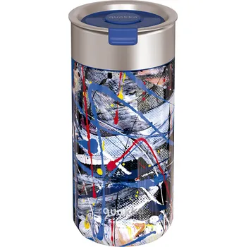 Quokka Nerezový termohrnek se sítkem Boost 400 ml Abstract