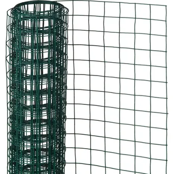 Pletivo Nature Drátěné pletivo z poplastované oceli čtvercové zelené oko 25 mm 1 x 5 m