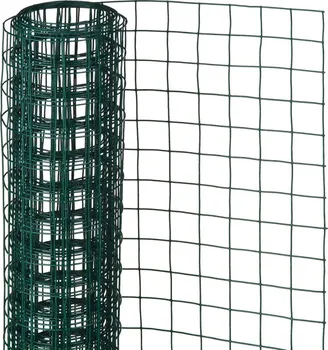 Pletivo Nature Drátěné pletivo z poplastované oceli čtvercové zelené oko 25 mm 1 x 5 m