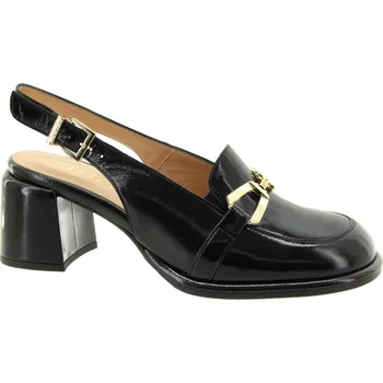 Dámské lodičky KELTON Dámské černé kožené lodičky AJ4606-NERO-255 Velikost 37