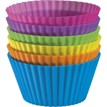 Formička Formičky na muffiny 6 ks, silikon - Küchenprofi (Silikonové formičky na muffiny, 6 ks - Küchenprofi)