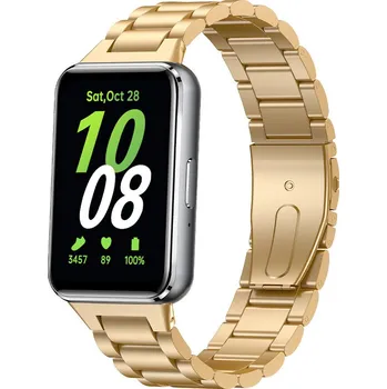 Ostatní příslušenství k chytrým hodinkám eses Kovový řemínek pro Samsung Galaxy Fit 3 - Zlatý