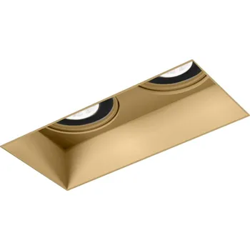 Wever & Ducré Dvojité bezrámečkové svítidlo do stropních podhledů Strange 2.0 GU10 Barva: Šampaňská 131220M0