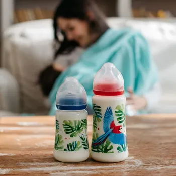 Kojenecká láhev Tommy Lise Sada kojeneckých láhví 250/360 ml Feathery Mood