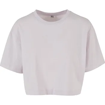 Dámská móda Build Your Brand Dámské krátké triko BY264 Soft Lilac 5XL