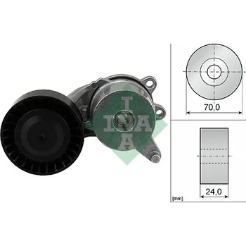 Napínák, žebrovaný klínový řemen INA 534 0553 10