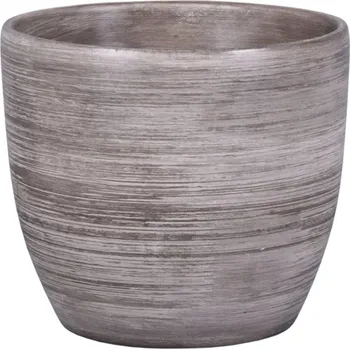 Obal na květináč Obal na květník BORN GREY keramický matný d17x16cm