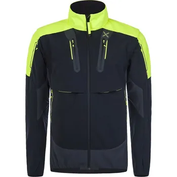 Pánská softshellová bunda MONTURA bunda BRAVE 2 JACKET černo/žlutá XXL