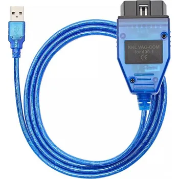 Autodiagnostika Jinjiang Fuxingda Auto Parts Co., Ltd. - PROFI USB VAG KKL FTDI diagnostický kabel VW SEAT AUDI ŠKODA TRIUMPH TuneECU diagnostika modrá