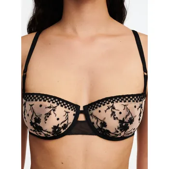 Souprava dámského spodního prádla Podprsenka PASSIONATA (41RM5-02), Barva černá, Velikost 75F