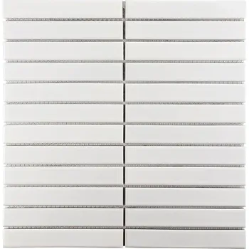 Dlažba PREMIUM MOSAIC Fin mozaiky SEF22100 29,6 cm x 30 cm bílá 1 ks