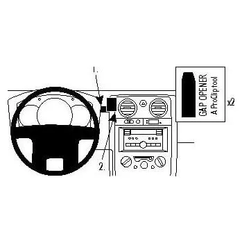 Brodit ProClip montážní konzole na palubní desku pro Isuzu Rodeo 08-12, 854473