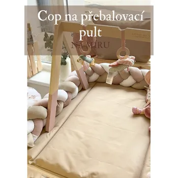 přebalovací pult a komoda Copánkový mantinel na přebalovací pult – nižší, úzký a na míru užší verze – ideální na přebalovací pult