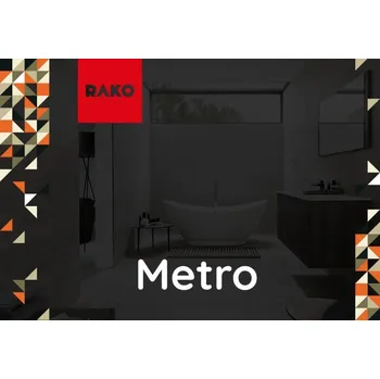 Dlažba RAKO METRO T0056 30 cm x 60 cm x 0,8 cm krémová 1,44 m2