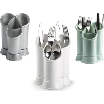 Organizace kuchyně Odkapávač na příbory 4-dílný 14x14x19cm, mix barev