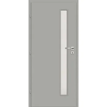 Interiérové dveře Interiérové dveře ATTIS 3/3 Šedý mat 80L