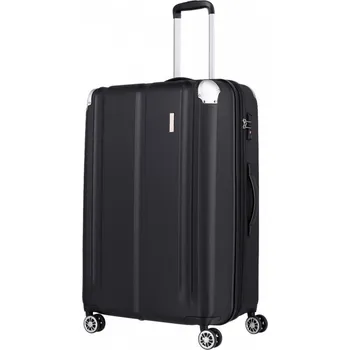 Střední cestovní kufr na 4 kolečkách TSA 80 l Travelite City 73048 černá
