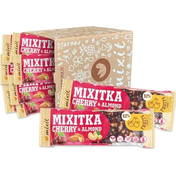 Mixit Mixitky BEZ LEPKU – Třešeň + Mandle (9 ks)