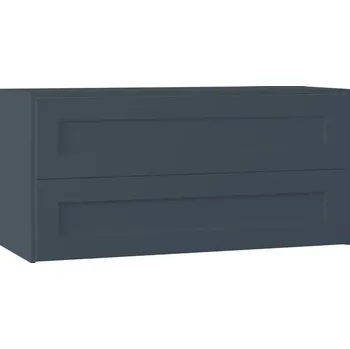 Koupelnový nábytek EBS Laca Skříňka umyvadlová s deskou 123,2 cm, hlubinná modř matná, LACA120M