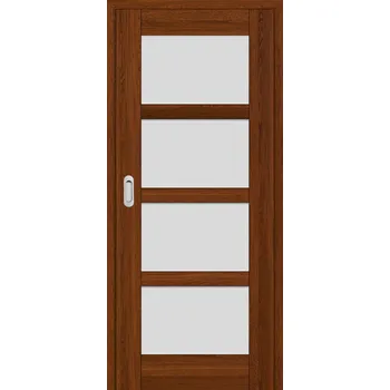 Interiérové dveře ERKADO Juka 4 - Ořech 3D Greko, 80/197 cm