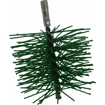 Komínová štětka Kartáč komínový silonový M12 160 mm zelený