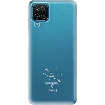 Odolné silikonové pouzdro iSaprio - čiré - Býk - Samsung Galaxy A12