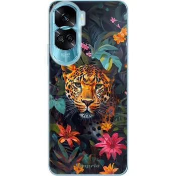 Pouzdro na mobilní telefon Odolné silikonové pouzdro iSaprio - Flower Jaguar - Honor 90 Lite 5G