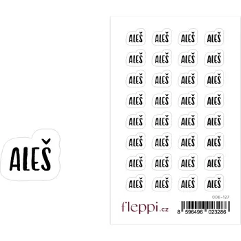 samolepka Fleppi Samolepky se jmény - Aleš