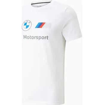 Pánské tričko BMW triko PUMA MMS ESS Logo 23 white - XS