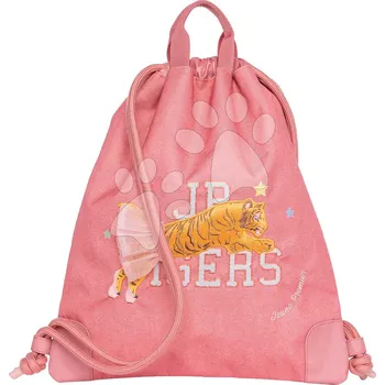 Školní sáček Školní vak na tělocvik a přezůvky City Bag Tutu Tiger Pink Mélange Jeune Premier ergonomický luxusní provedení 40*36 cm