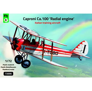 Plastikový model 1/72 Caproni Ca.100 'Radial engine' (4x camo)