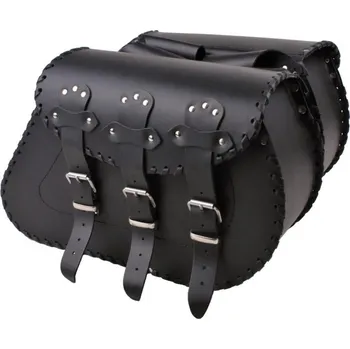 Zavazadlo na motocykl RSA Kožené brašny na motorku Chopper RSA-16C + DÁREK + Doprava ZDARMA