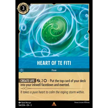 Sběratelská karetní hra Heart of Te Fiti 164/204 - Into the Inklands Typ karty: Foil