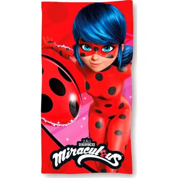 Osuška Kouzelná beruška a černý kocour 140x70cm