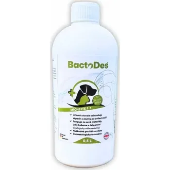 BactoDes Enzymatický čistič BactoDes Animal na odstranění zápachu moči psů a koček 500 ml