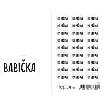 samolepka Fleppi Samolepky Babička