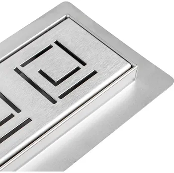 Odvodňovací žlab BPS-koupelny Sprchový odtokový žlab DL01 SIGMA G5 HYD-2630 80 cm, satén